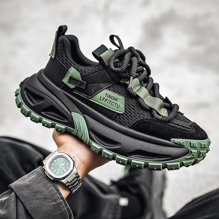 2025新款秋季男鞋厚底增高板鞋潮流时尚百搭低帮小白鞋软底休闲鞋