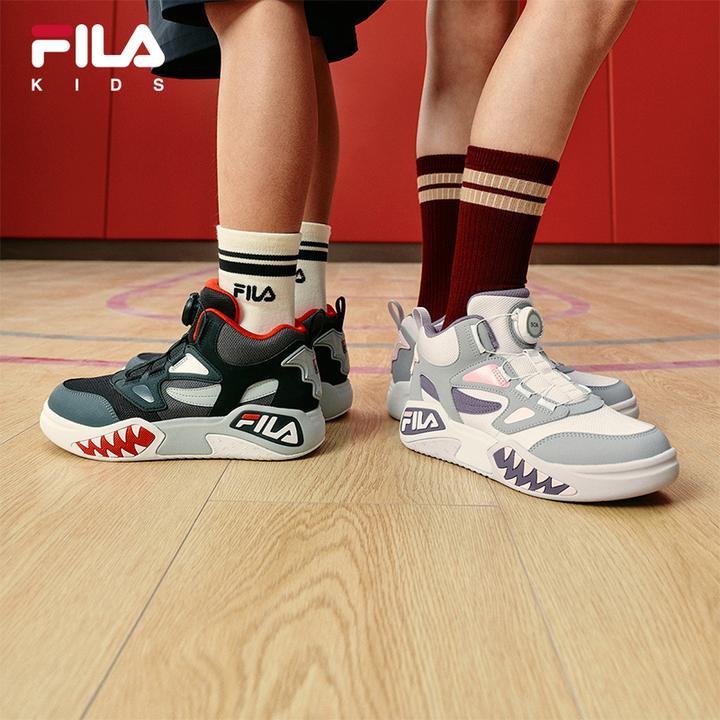 【蝙蝠鞋】斐乐儿童2025年秋季新款中大童儿童经典板鞋K55B531302