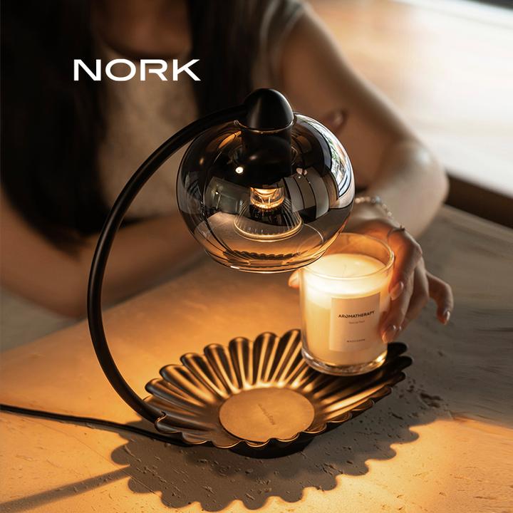 诺克Magcharm贝壳香薰灯融烛灯氛围高级卧室烛台香氛摆件融蜡灯
