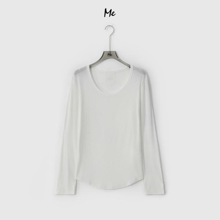 ME【奶昔防晒衫】天丝亚麻混纺超柔极简显瘦百搭时尚T恤MESA0125