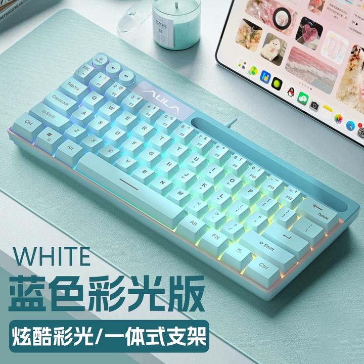 狼蛛键盘F3061机械键盘手感键盘游戏专用推荐性价比高游戏办公用