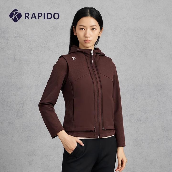【防泼水】RAPIDO雳霹道25年加绒加厚马甲三合一夹克外套CP5Z39J02