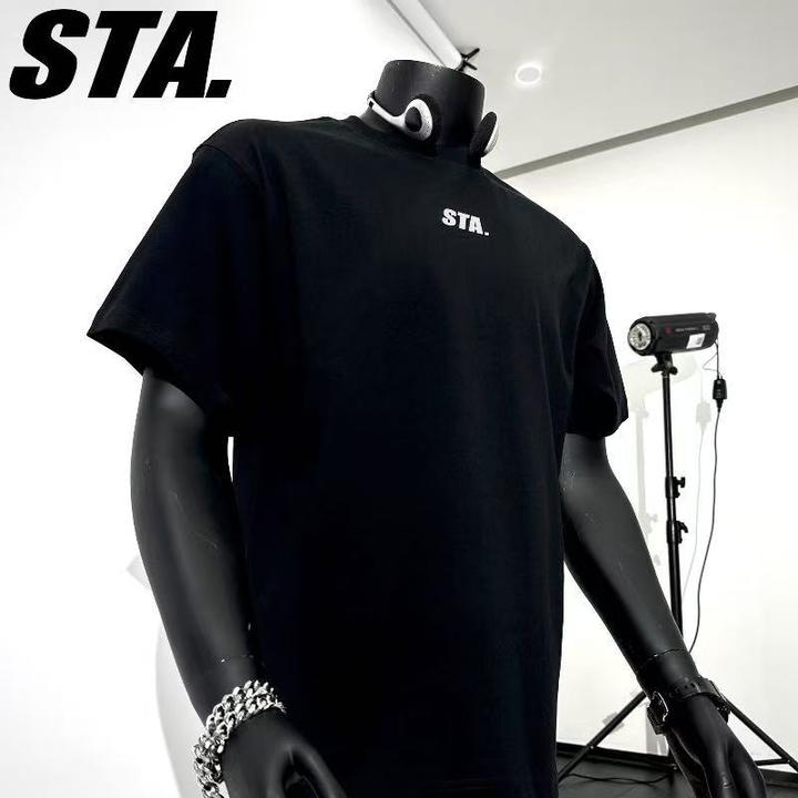 国潮300克重磅复古街头纯棉圆领夏季半袖男短袖t恤重磅短袖