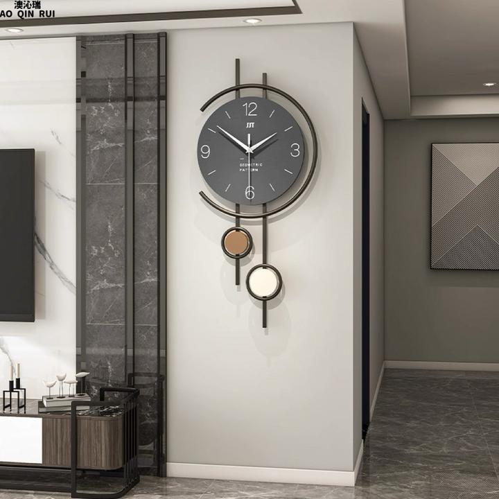 奥沁瑞轻奢高级时钟现代简约创意装饰钟表挂钟客厅2025新款餐厅表