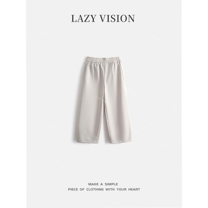 LAZYVISION【舒芙蕾2.0】阔腿女士休闲裤ZMD-27376