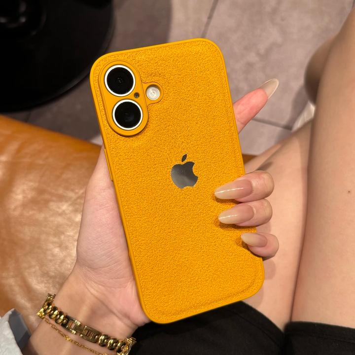 秋冬新款高级月坑纹适用苹果16手机壳iPhone15promax小众14全包13