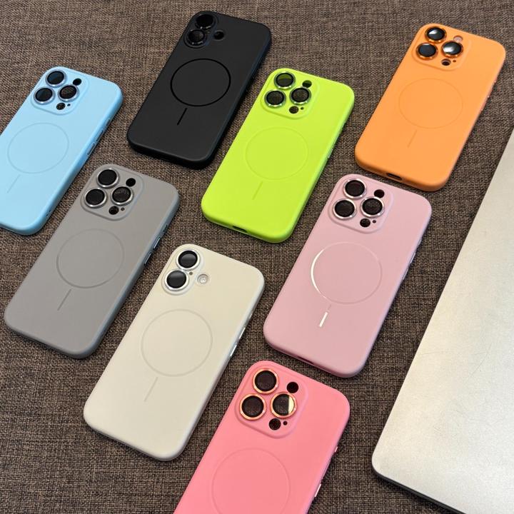 BANCA夏日糖果绿磁吸适用苹果17/16promax手机壳14/13/12镜头膜15