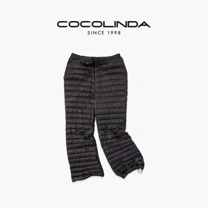 COCOLINDA| “一件过冬”90白鸭绒 两穿【喇叭收口】干洗羽绒裤Y5674