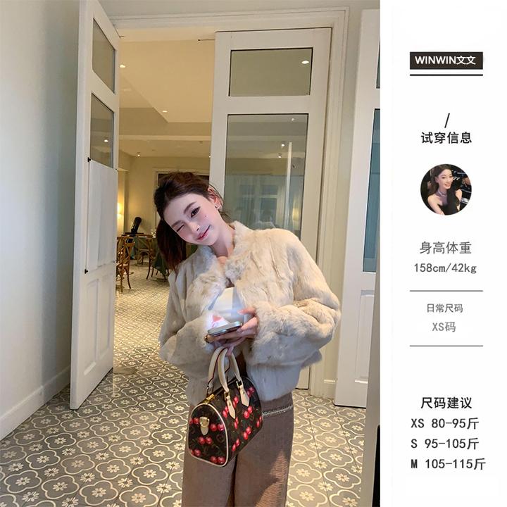 人造皮草 【兔兔公主】冰冰私服铭顺 皮草外套WWX5PC1692