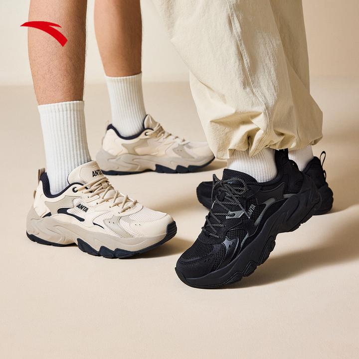 双11狂欢安踏星海2.0老爹鞋流光风休闲鞋男子百搭潮流增高运动鞋