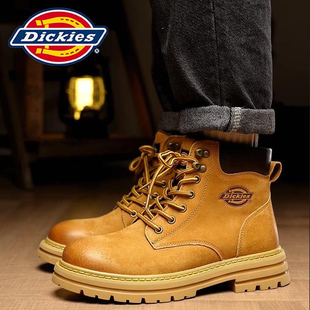 Dickies四季雪地靴男款透气鞋舒适百搭大黄靴休闲男士马丁靴