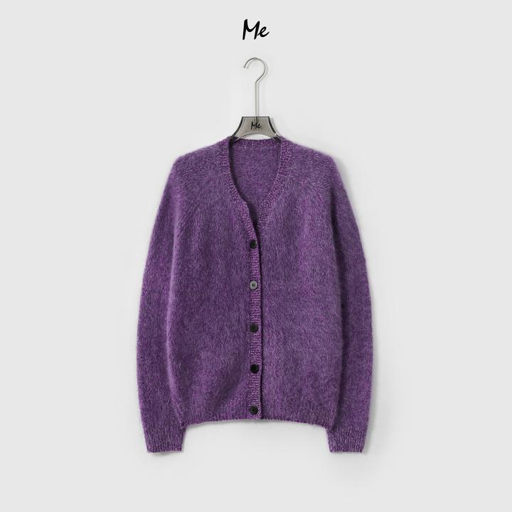 ME【紫萝雪绒衫】北纬38.5°山羊绒混纺拉毛工艺针织毛衣MESA1947