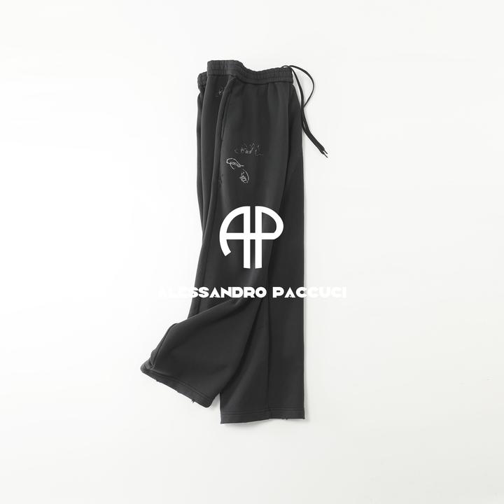 AP洛哥61008KV常规版/61017KV高个子【签名卫裤】100棉拉绒裤子女装