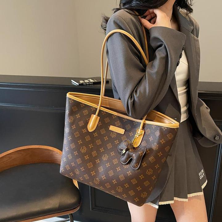 托特包女大容量2026新款包包老花腋下单肩大包高级感通勤百搭女包