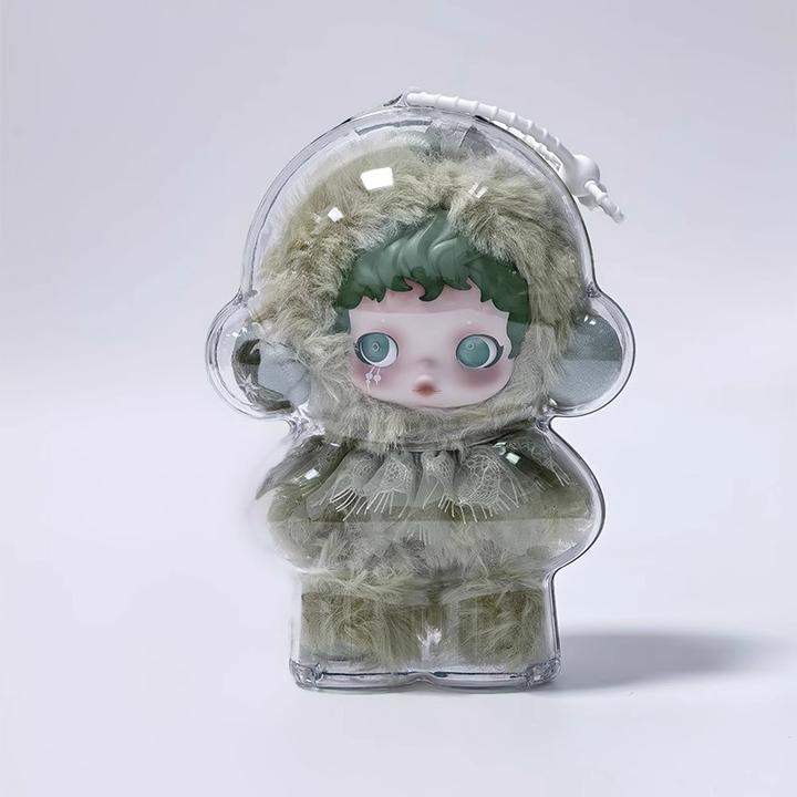 清池泡泡玛特SP冬日乐章保护壳光织园系列防尘罩SKULLPANDA遛娃包