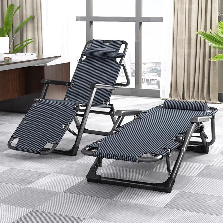 躺椅折叠办公室午休折叠床夏款阳台家用午睡可坐可躺夏季折叠午休