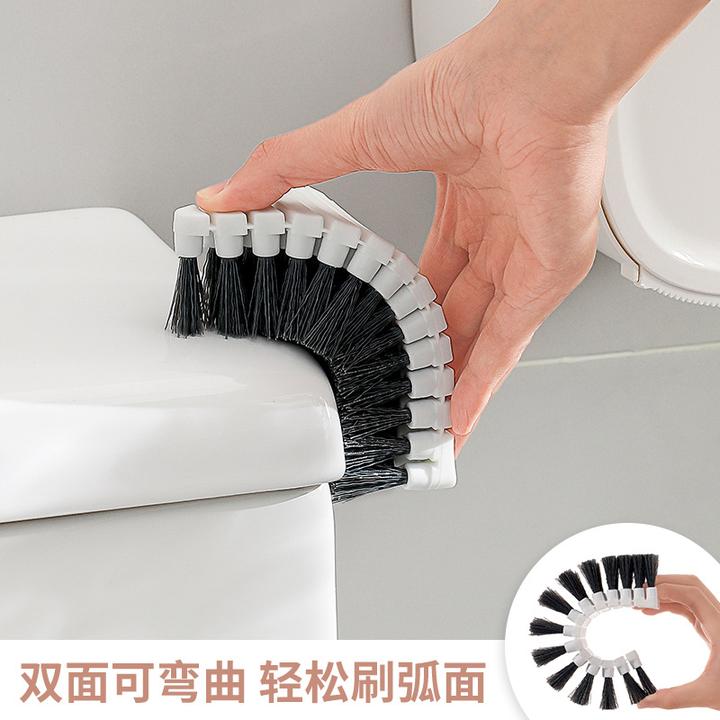 】可弯曲马桶清洁刷无死角水槽卫生间浴室墙壁地板刷水龙头刷