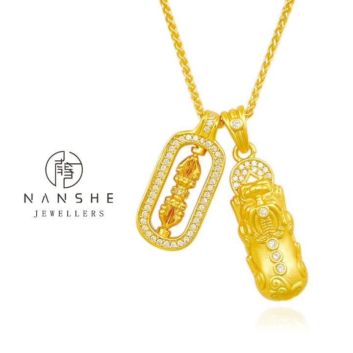 NANSHE/南奢 新中式国风轻奢貔貅项链百搭 L448