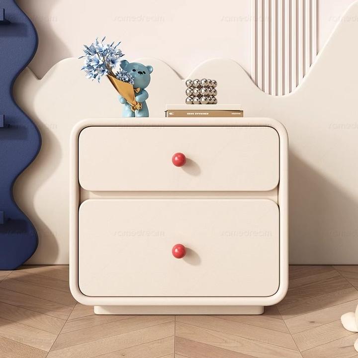 【185.4万人收藏该品牌】SAMEDREAM 实木茶几简约现代奶油风床头柜2