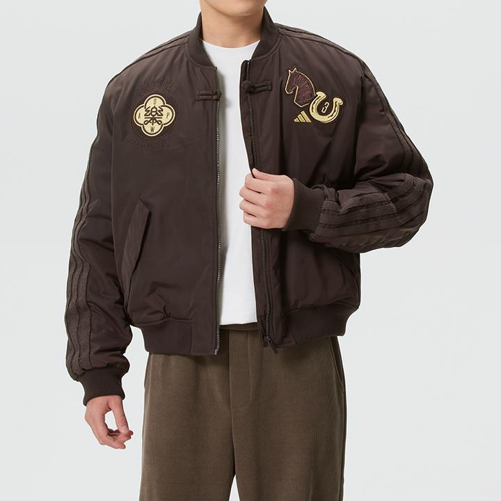 【马年限定】adidas阿迪达斯梭织夹克男装2026新款三条纹外套KQ5092