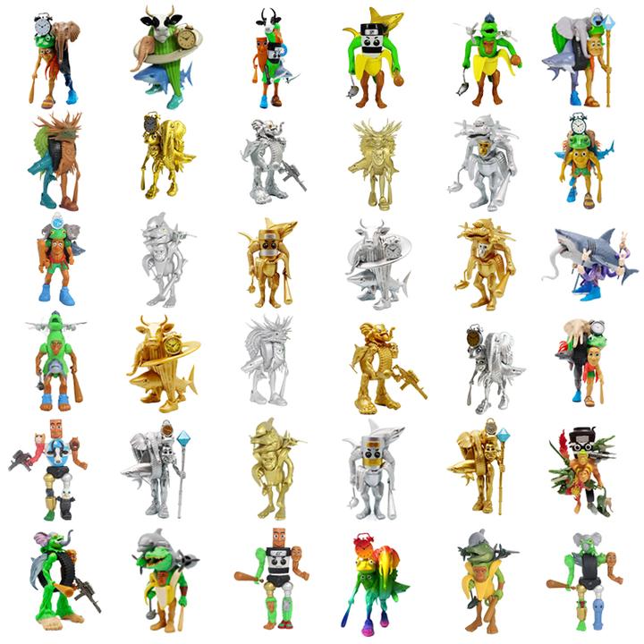 全套大号山海经融合版儿童玩具可拆装外国山海经玩具融合兽缝合兽