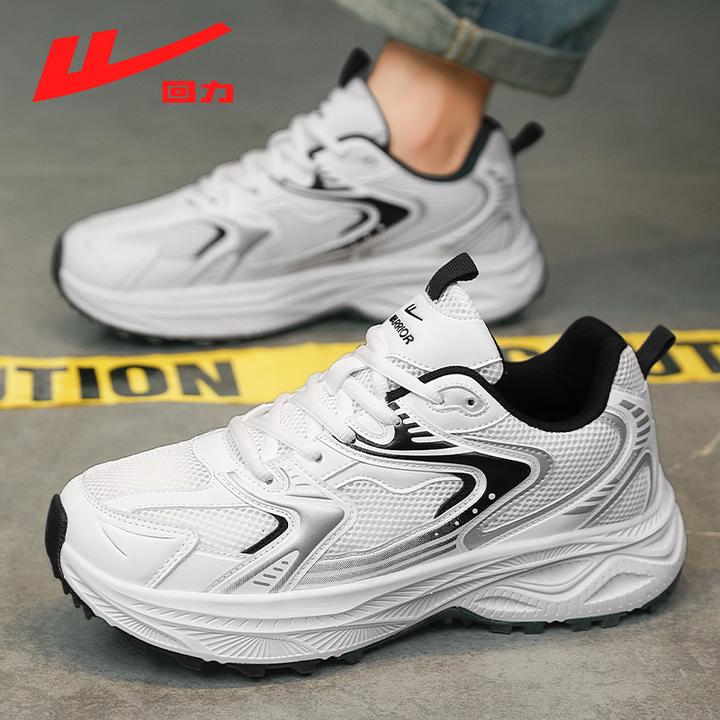 Warrior/回力秋季新款男士网面休闲鞋运动鞋韩版透气百搭简约增高