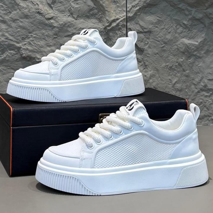 【 WOH ！官方正品 】欧洲站男鞋2025新款夏季透气网面休闲板鞋百搭