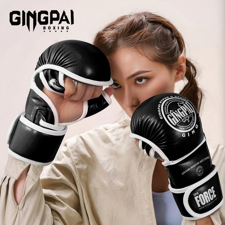 MMA半指拳套男女搏击泰拳儿童训练成人打沙袋专业拳击UFC散打格斗