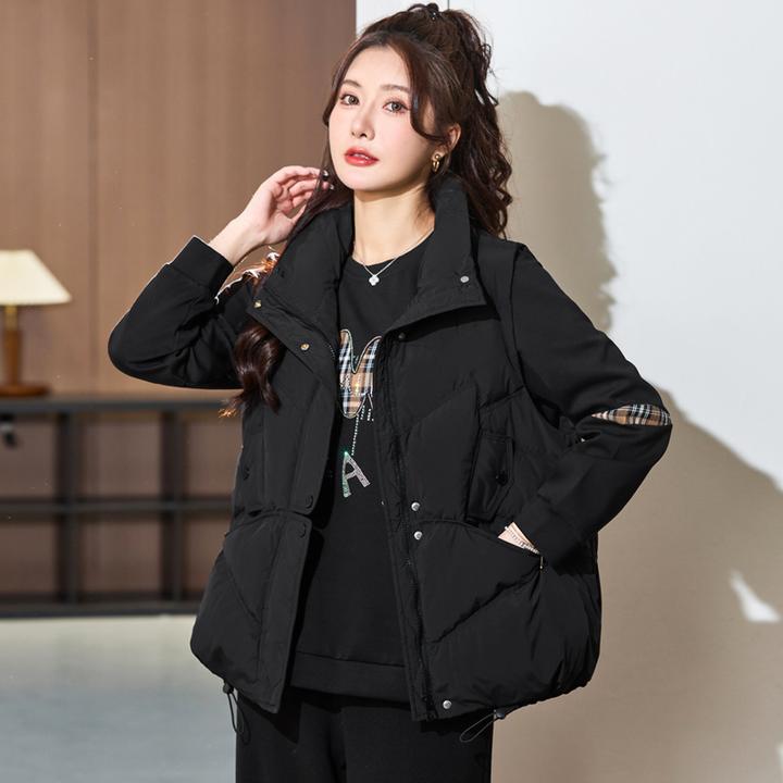 歌帛语大码女装服时尚百搭简约大气宽松显瘦马甲