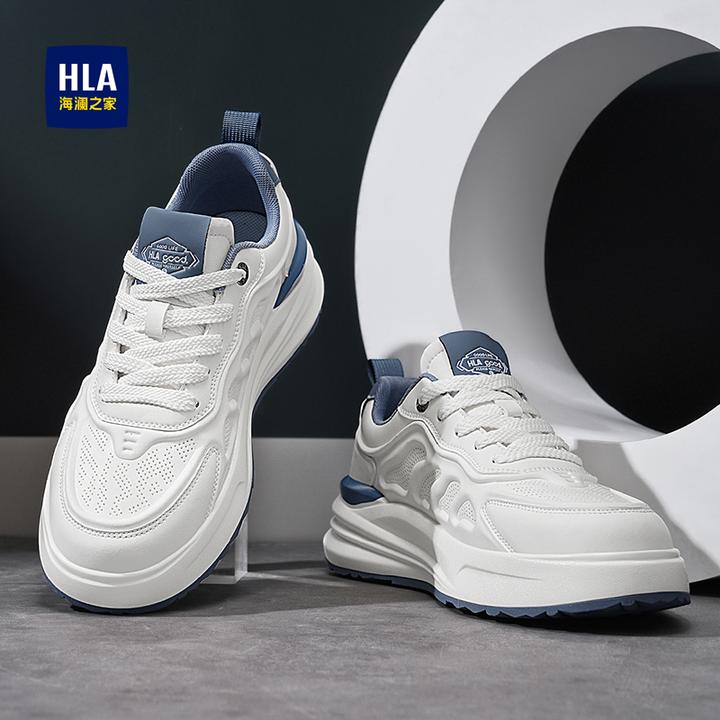 海澜之家男鞋爆款2025新款休闲运动鞋增高板鞋小白鞋男款