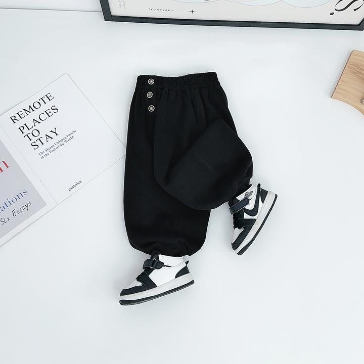 儿童冬加绒裤子男童运动裤2025新款秋冬装 BAO25087 悠悠童话童装