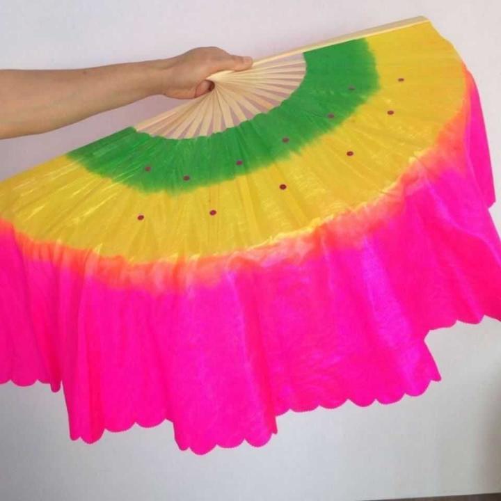 (一对左右手)成人扇跳舞秧歌扇音乐双面专用扇儿童扇子舞用的扇子