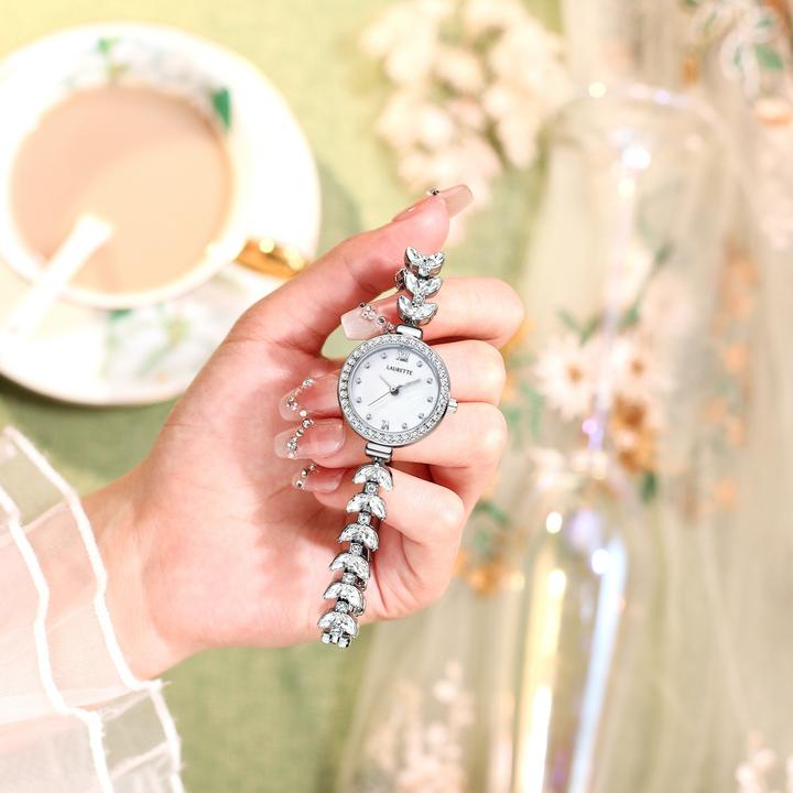 美人鱼系列女士轻奢防水手表潮流精致小巧满钻时尚气质高端百搭款