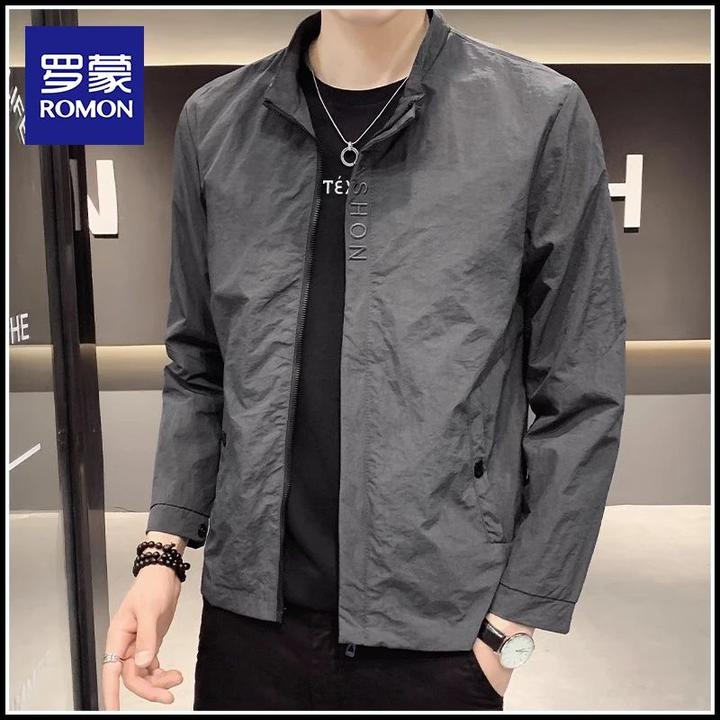 罗蒙2025新款春秋百搭外套男装夹克男士秋季舒适宽松休闲飞行上衣