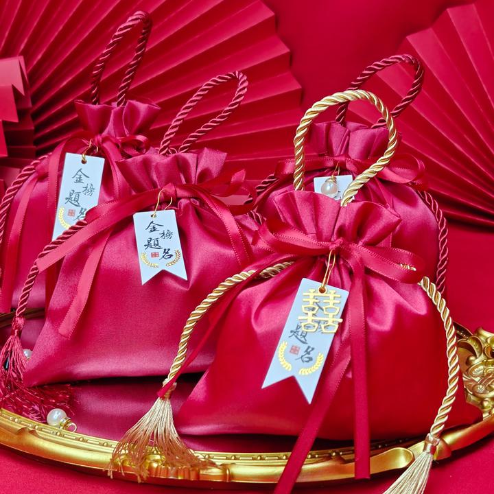 金榜题名中高考喜糖盒子手提糖果礼盒空盒包装盒升学宴谢师回礼袋