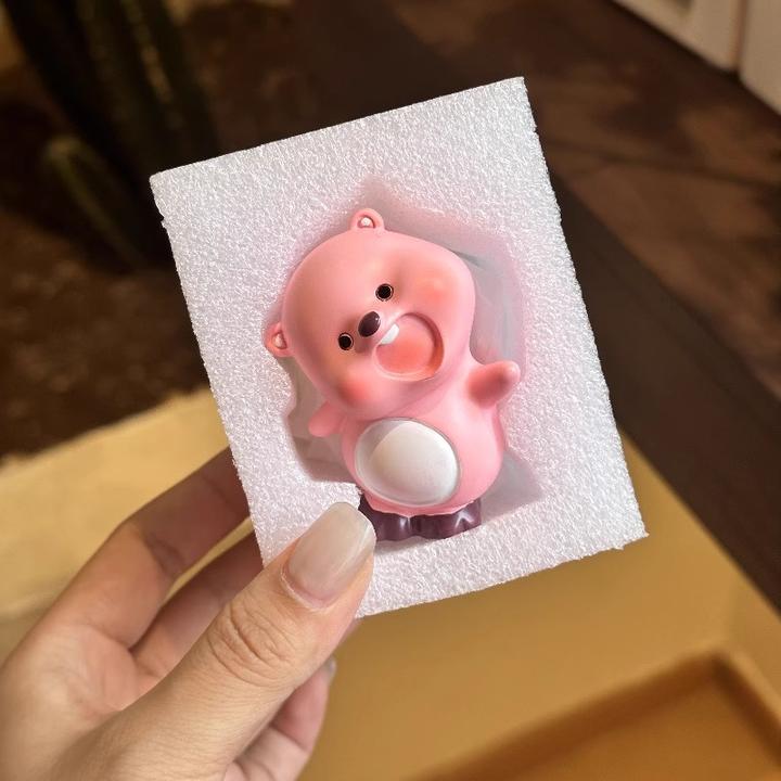 loopy小海狸露比玩偶520生日礼物女生送闺蜜歪头杀盲盒情人节摆件