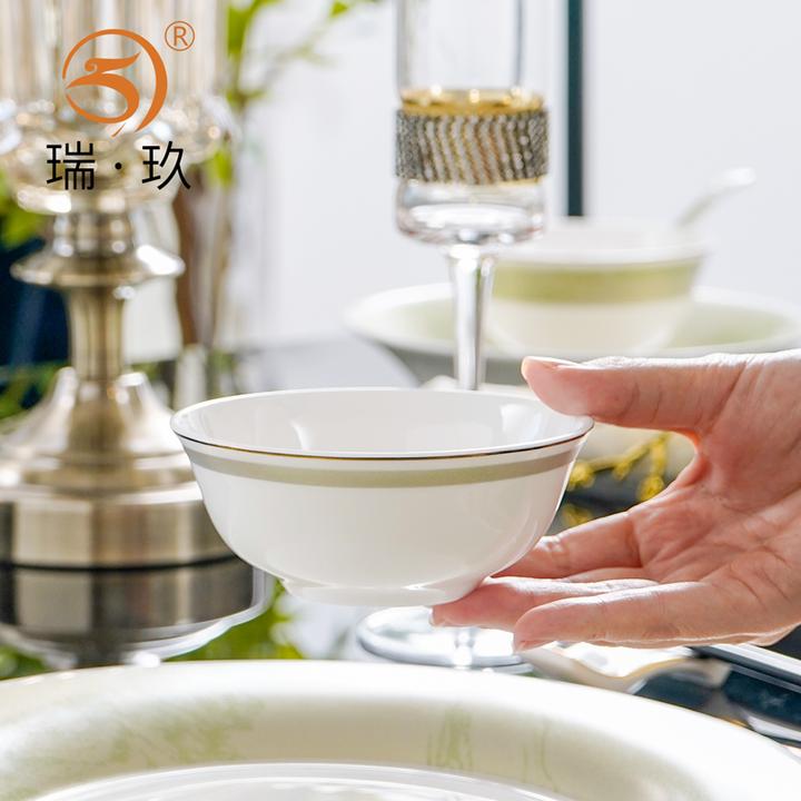 家用4英寸骨瓷米饭碗小碗粥碗陶瓷澳碗小汤碗调味碗可微波小菜碗