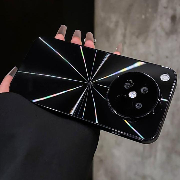 镭射CD纹电镀适用oppofindx8s/x8s+手机壳全包防摔防滑条创意简约