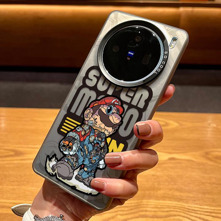 马里奥适用VIVOX200ULTRA手机壳X200S创意保护套X100PRO防摔新90S