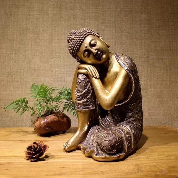 东南亚泰式风格睡佛禅意摆件7*18*26