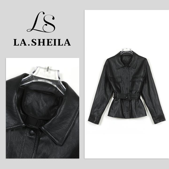 LA.Sheila琥珀流光 “杨树林”皮衣外套253-WT/0728-2011