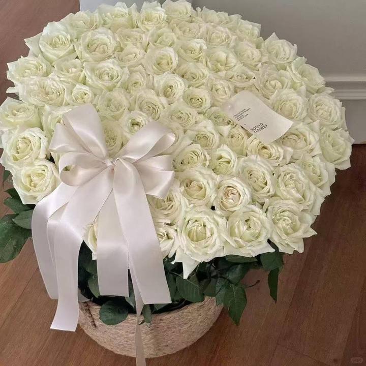 七夕新款藤编北欧风落地花篮复古花店diy花艺资材草编超大抱抱桶