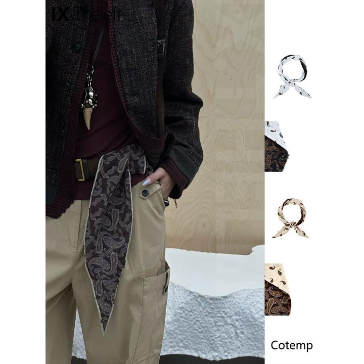 Cotemp 设计师品牌 双面印花短巾CUBA DOILLY IX买手店