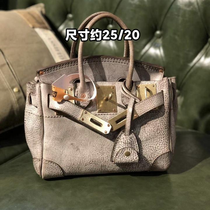 制道手工女士单肩斜挎包复古时尚经典雾蜡牛皮手提铂金包重磅