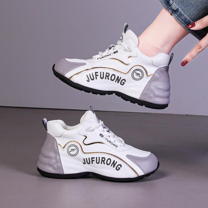 2025新款时尚潮鞋男女百搭休闲透气软底运动鞋厚底减震鞋JFR9617