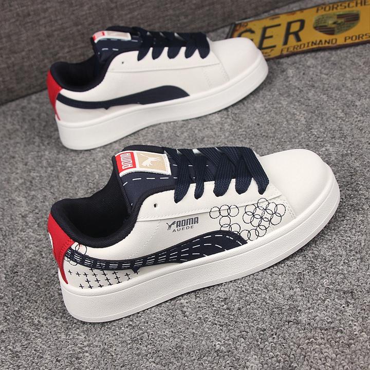 DMXUXM巴黎『设计风』新品好物~力荐！情侣百搭运动软底小白鞋男女潮