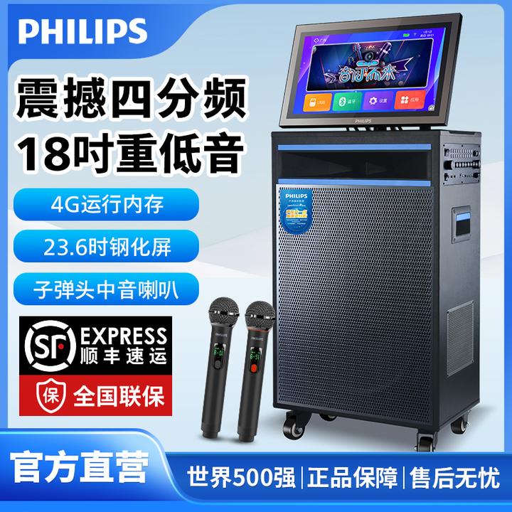 飞利浦SD299plusSE双18寸户外K歌音响广场舞大功率高清蓝牙双话筒