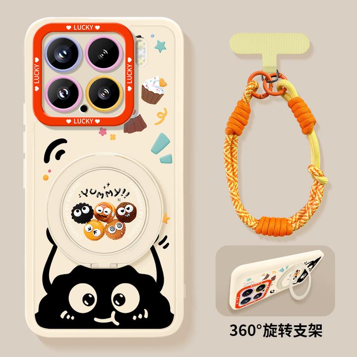 适用小米15手机壳ins卡通Pro保护套网红情侣14新款硅胶高级感软壳