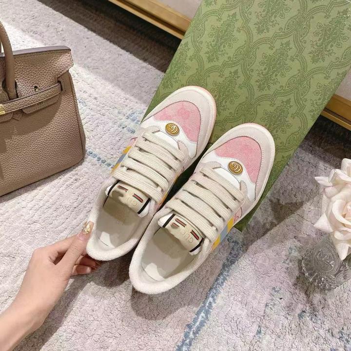 25新款小脏鞋女子轻奢女鞋高端定低帮休闲鞋潮流帆布鞋小白鞋韩版