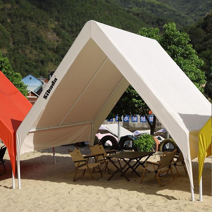 户外三角帐篷防水集市摆地摊遮阳棚营地餐饮露营烧烤室外休闲雨棚